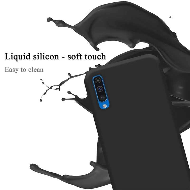 Cadorabo Hülle kompatibel mit Samsung Galaxy A50 4G / A50s / A30s Schutzhülle aus flexiblem TPU Silikon