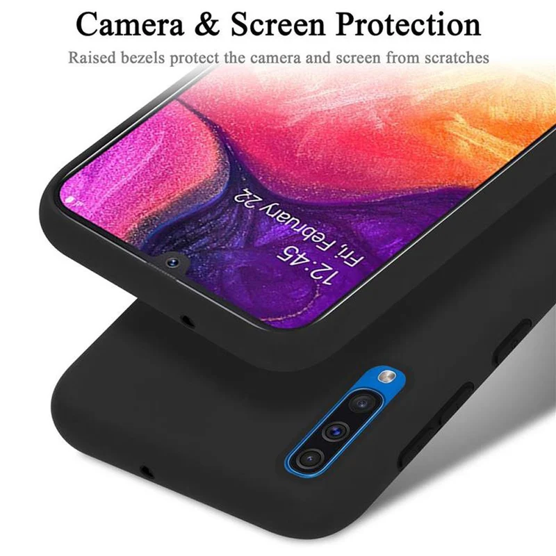 Cadorabo Hülle kompatibel mit Samsung Galaxy A50 4G / A50s / A30s Schutzhülle aus flexiblem TPU Silikon