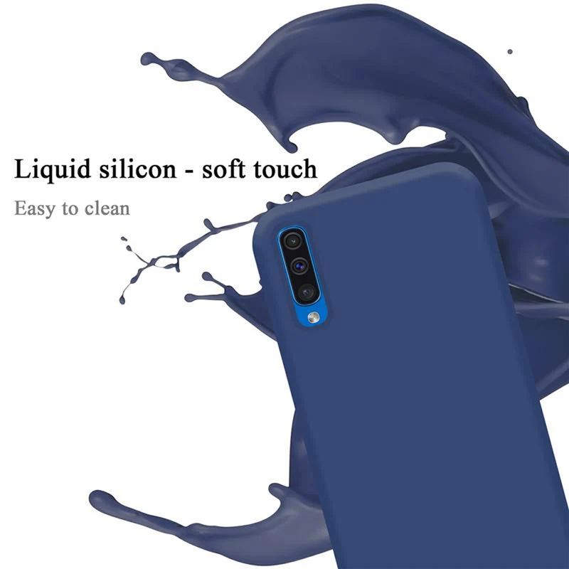 Cadorabo Hülle kompatibel mit Samsung Galaxy A50 4G / A50s / A30s Schutzhülle aus flexiblem TPU Silikon