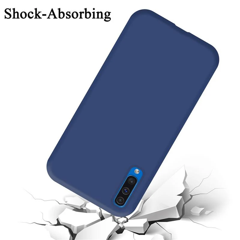 Cadorabo Hülle kompatibel mit Samsung Galaxy A50 4G / A50s / A30s Schutzhülle aus flexiblem TPU Silikon