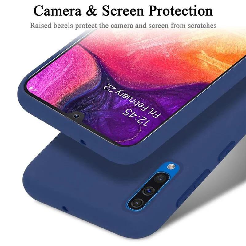 Cadorabo Hülle kompatibel mit Samsung Galaxy A50 4G / A50s / A30s Schutzhülle aus flexiblem TPU Silikon