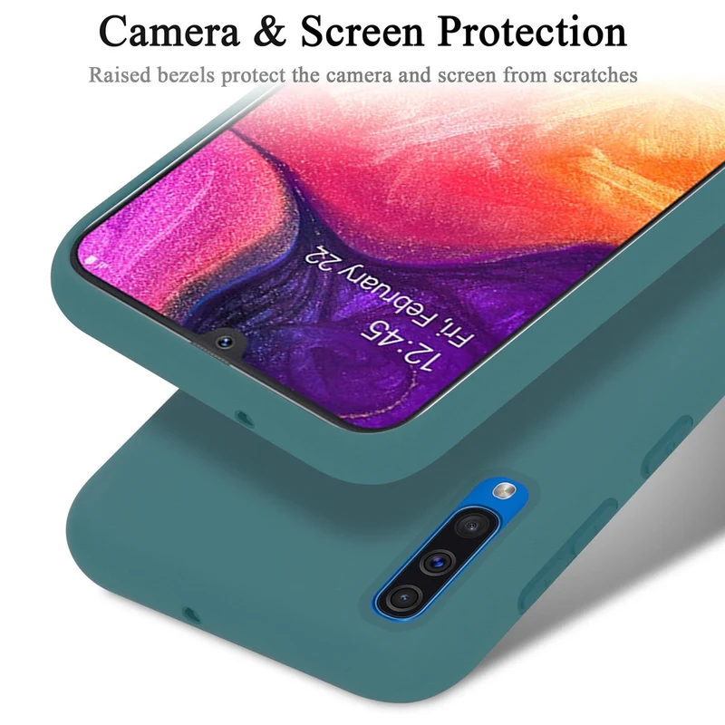 Cadorabo Hülle kompatibel mit Samsung Galaxy A50 4G / A50s / A30s Schutzhülle aus flexiblem TPU Silikon