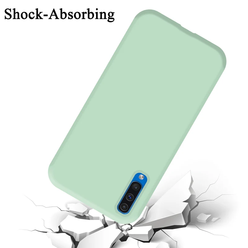 Cadorabo Hülle kompatibel mit Samsung Galaxy A50 4G / A50s / A30s Schutzhülle aus flexiblem TPU Silikon