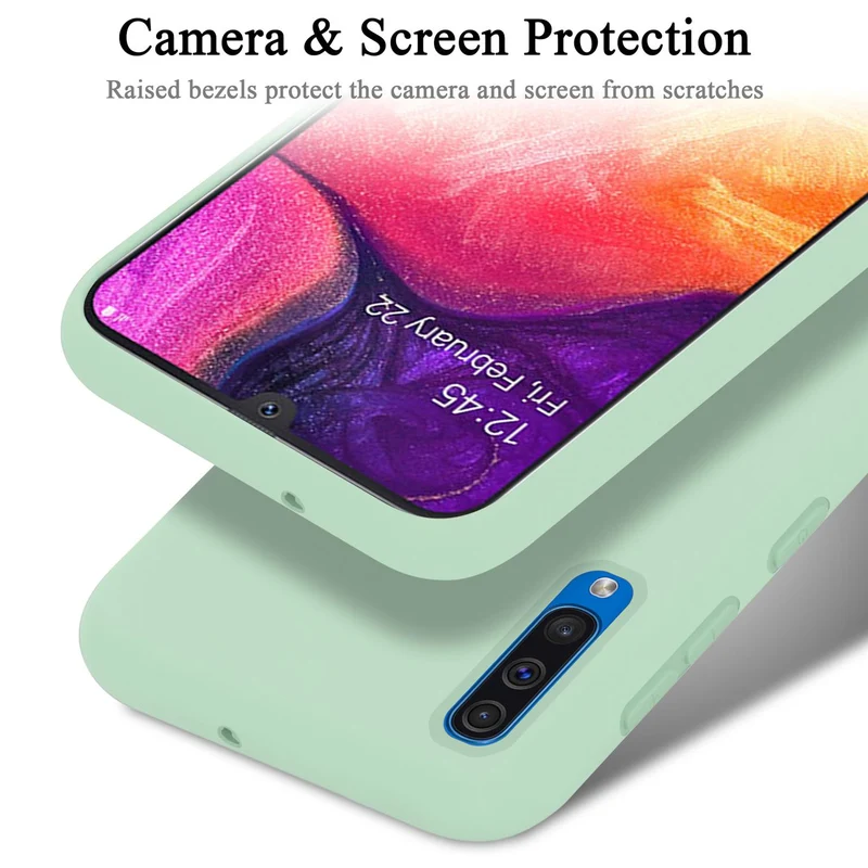 Cadorabo Hülle kompatibel mit Samsung Galaxy A50 4G / A50s / A30s Schutzhülle aus flexiblem TPU Silikon
