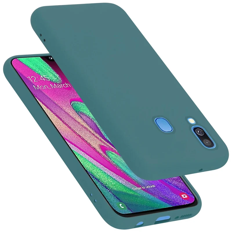Cadorabo Hülle kompatibel mit Samsung Galaxy A40 Schutzhülle aus flexiblem TPU Silikon