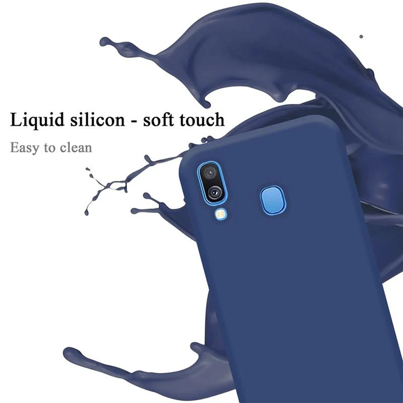 Cadorabo Hülle kompatibel mit Samsung Galaxy A40 Schutzhülle aus flexiblem TPU Silikon