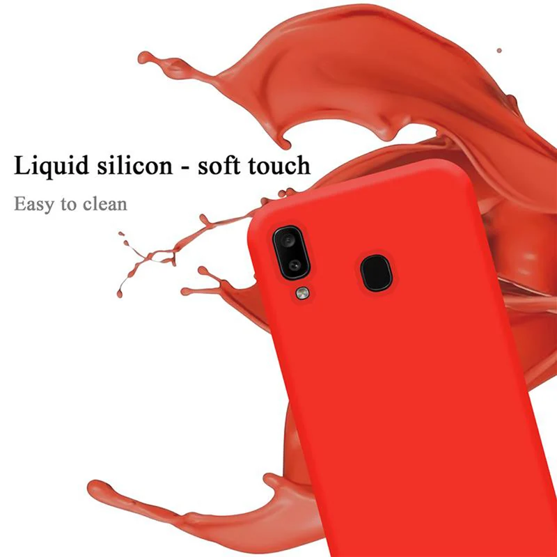 Cadorabo Hülle kompatibel mit Samsung Galaxy A20 / A30 / M10s Schutzhülle aus flexiblem TPU Silikon