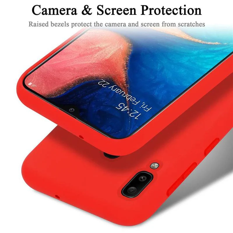 Cadorabo Hülle kompatibel mit Samsung Galaxy A20 / A30 / M10s Schutzhülle aus flexiblem TPU Silikon