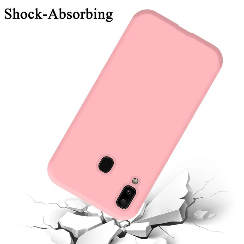 Cadorabo Hülle kompatibel mit Samsung Galaxy A20 / A30 / M10s Schutzhülle aus flexiblem TPU Silikon