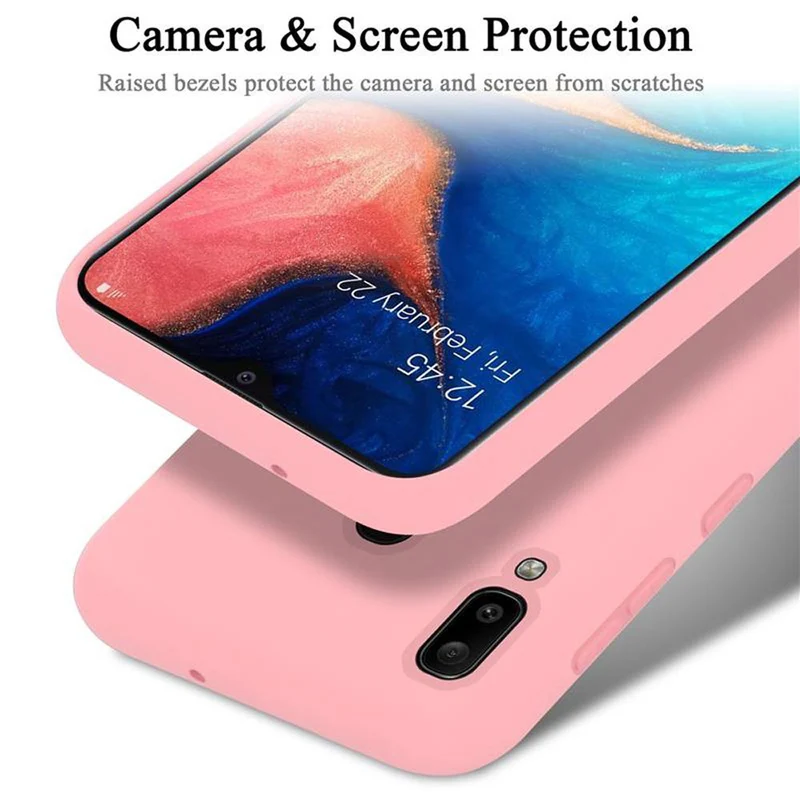 Cadorabo Hülle kompatibel mit Samsung Galaxy A20 / A30 / M10s Schutzhülle aus flexiblem TPU Silikon