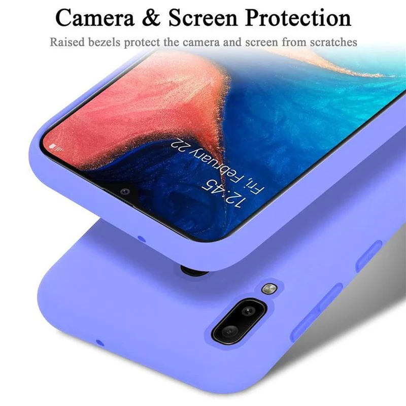 Cadorabo Hülle kompatibel mit Samsung Galaxy A20 / A30 / M10s Schutzhülle aus flexiblem TPU Silikon