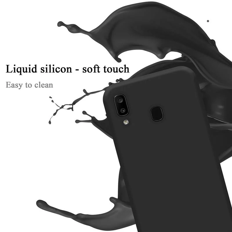Cadorabo Hülle kompatibel mit Samsung Galaxy A20 / A30 / M10s Schutzhülle aus flexiblem TPU Silikon