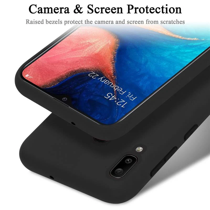 Cadorabo Hülle kompatibel mit Samsung Galaxy A20 / A30 / M10s Schutzhülle aus flexiblem TPU Silikon