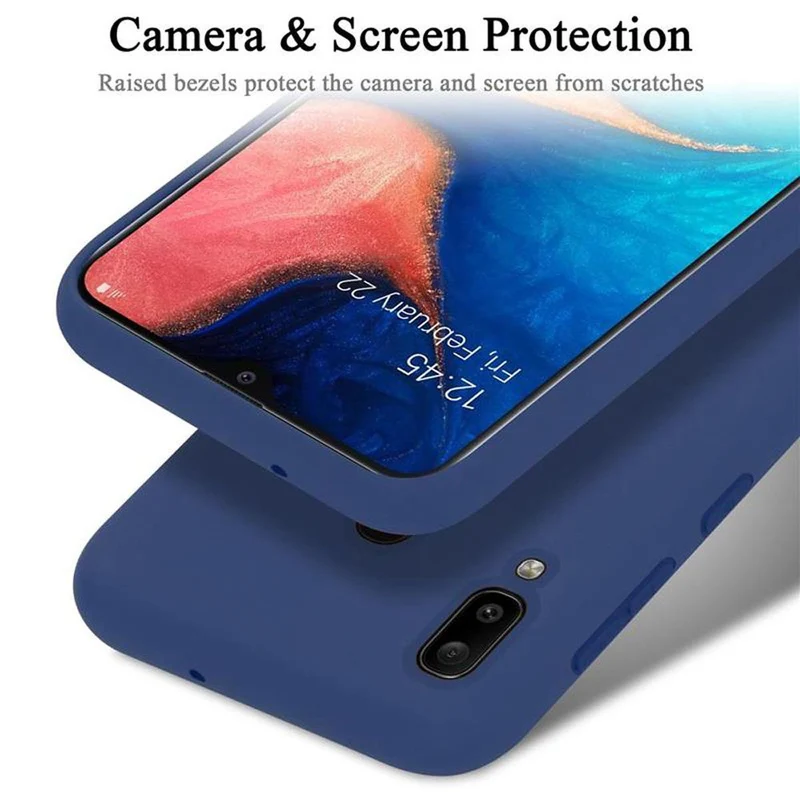 Cadorabo Hülle kompatibel mit Samsung Galaxy A20 / A30 / M10s Schutzhülle aus flexiblem TPU Silikon