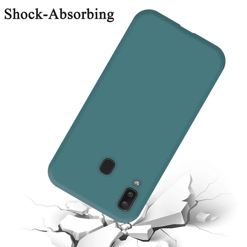 Cadorabo Hülle kompatibel mit Samsung Galaxy A20 / A30 / M10s Schutzhülle aus flexiblem TPU Silikon
