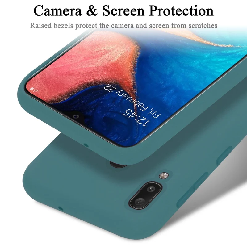 Cadorabo Hülle kompatibel mit Samsung Galaxy A20 / A30 / M10s Schutzhülle aus flexiblem TPU Silikon