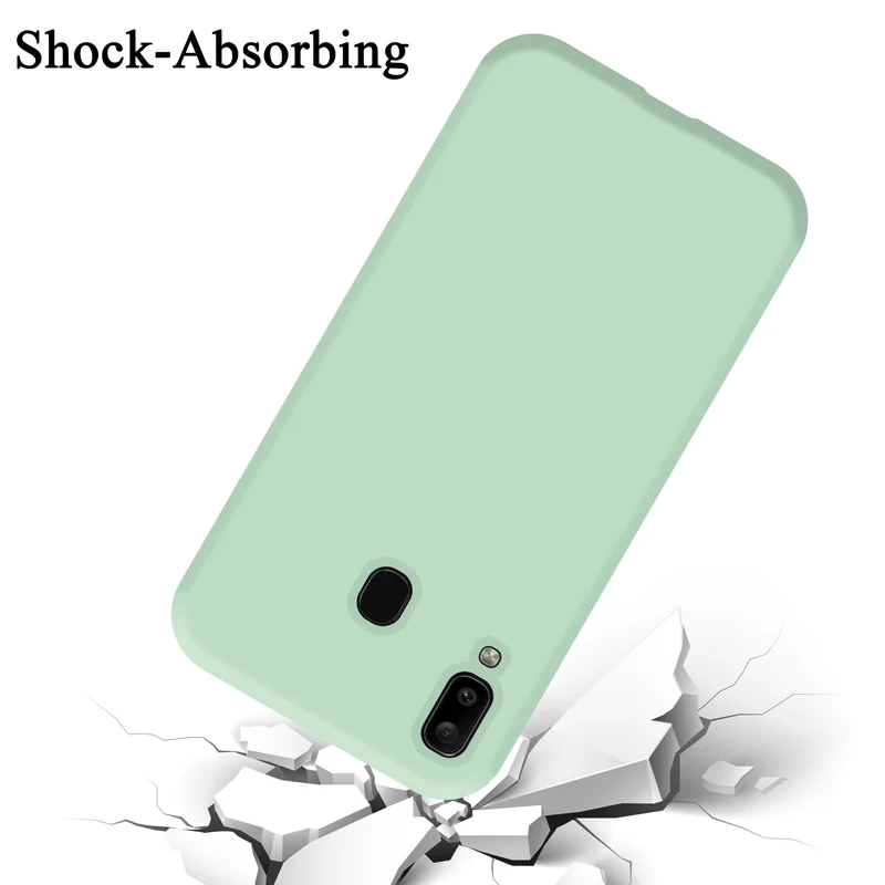 Cadorabo Hülle kompatibel mit Samsung Galaxy A20 / A30 / M10s Schutzhülle aus flexiblem TPU Silikon