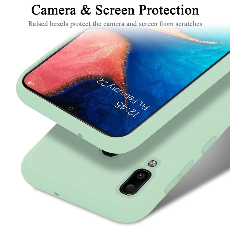 Cadorabo Hülle kompatibel mit Samsung Galaxy A20 / A30 / M10s Schutzhülle aus flexiblem TPU Silikon