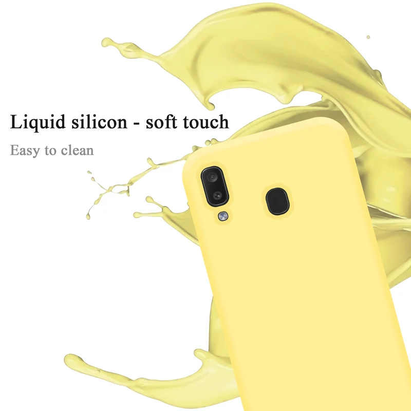 Cadorabo Hülle kompatibel mit Samsung Galaxy A20 / A30 / M10s Schutzhülle aus flexiblem TPU Silikon