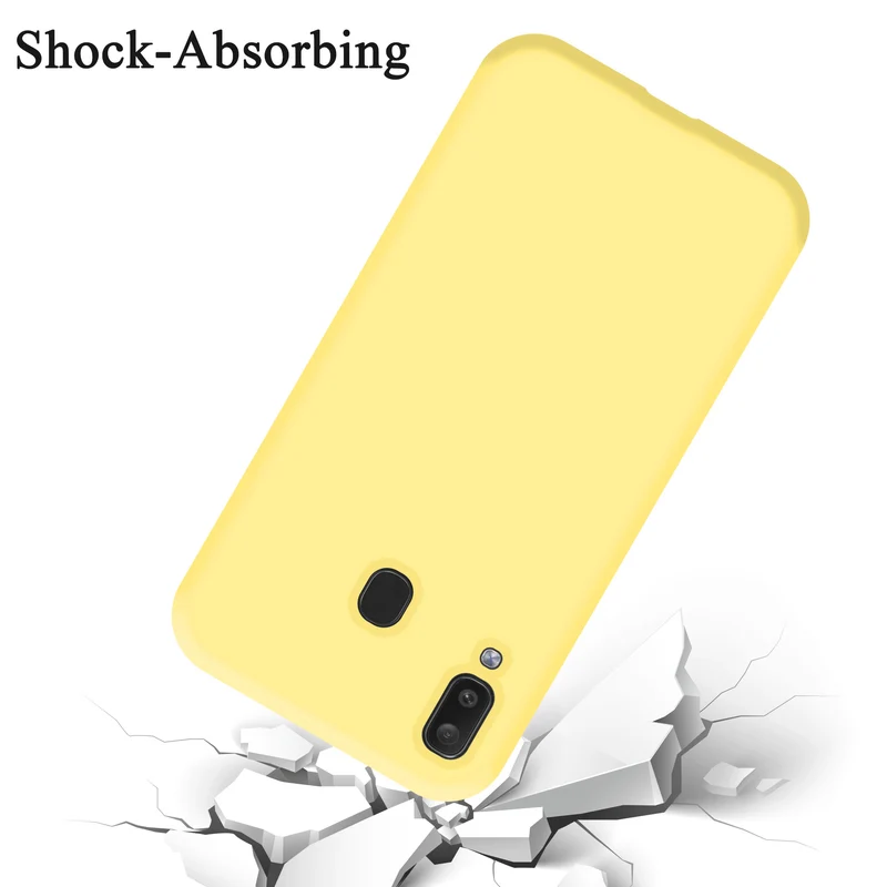 Cadorabo Hülle kompatibel mit Samsung Galaxy A20 / A30 / M10s Schutzhülle aus flexiblem TPU Silikon
