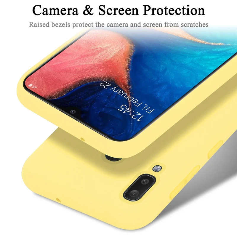Cadorabo Hülle kompatibel mit Samsung Galaxy A20 / A30 / M10s Schutzhülle aus flexiblem TPU Silikon