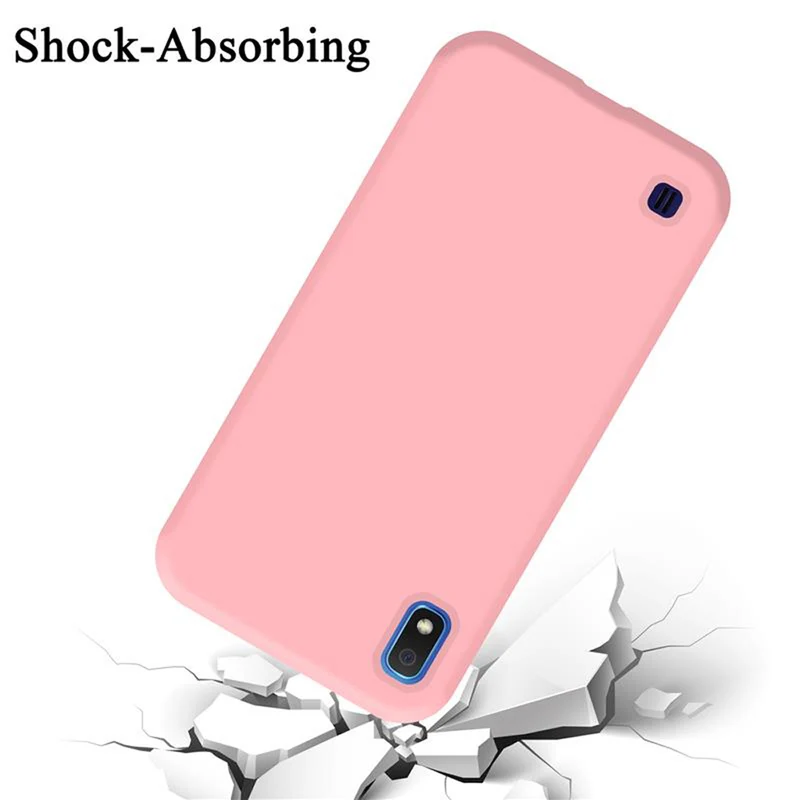 Cadorabo Hülle kompatibel mit Samsung Galaxy A10 / M10 Schutzhülle aus flexiblem TPU Silikon