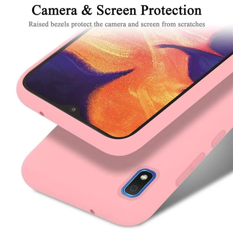 Cadorabo Hülle kompatibel mit Samsung Galaxy A10 / M10 Schutzhülle aus flexiblem TPU Silikon