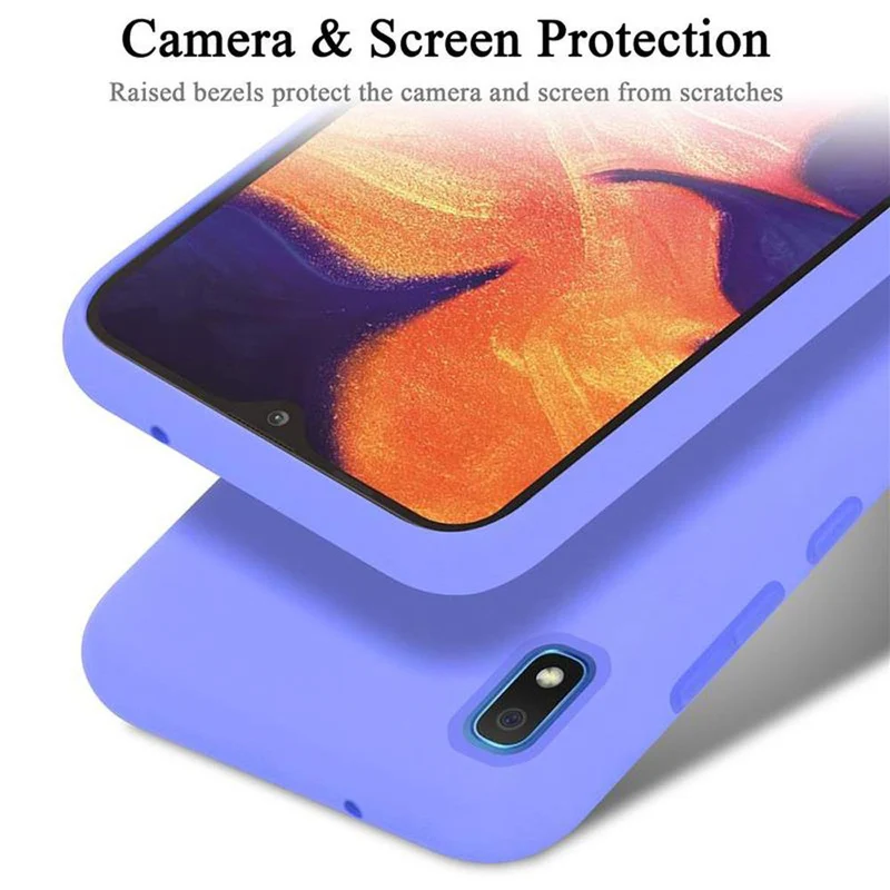 Cadorabo Hülle kompatibel mit Samsung Galaxy A10 / M10 Schutzhülle aus flexiblem TPU Silikon