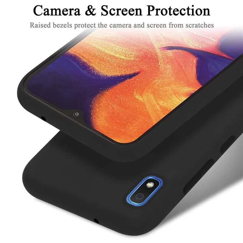 Cadorabo Hülle kompatibel mit Samsung Galaxy A10 / M10 Schutzhülle aus flexiblem TPU Silikon
