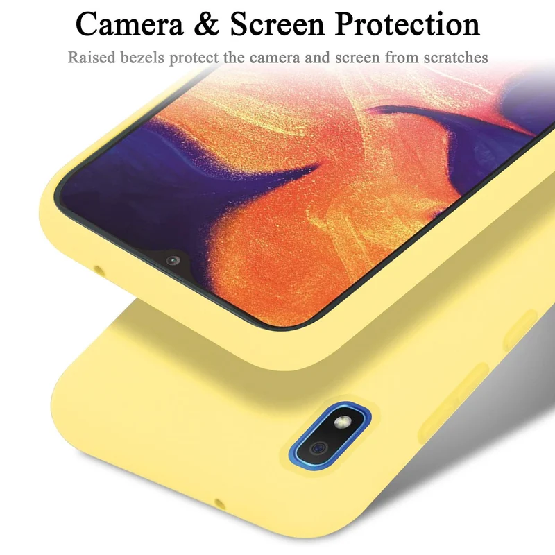 Cadorabo Hülle kompatibel mit Samsung Galaxy A10 / M10 Schutzhülle aus flexiblem TPU Silikon