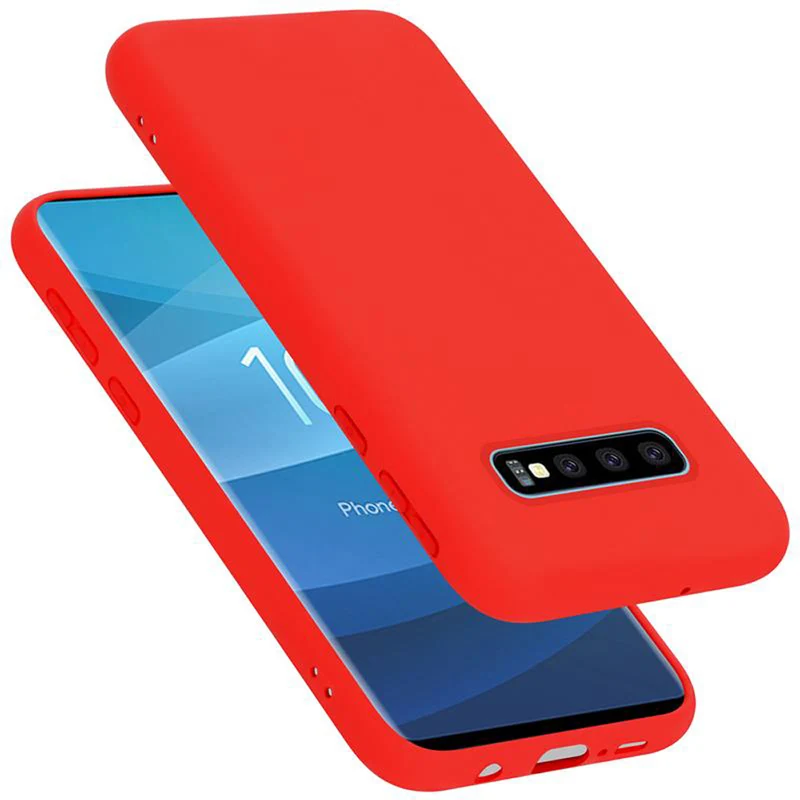 Cadorabo Hülle kompatibel mit Samsung Galaxy S10 PLUS Schutzhülle aus flexiblem TPU Silikon