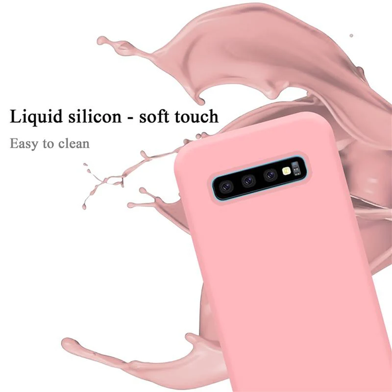 Cadorabo Hülle kompatibel mit Samsung Galaxy S10 PLUS Schutzhülle aus flexiblem TPU Silikon