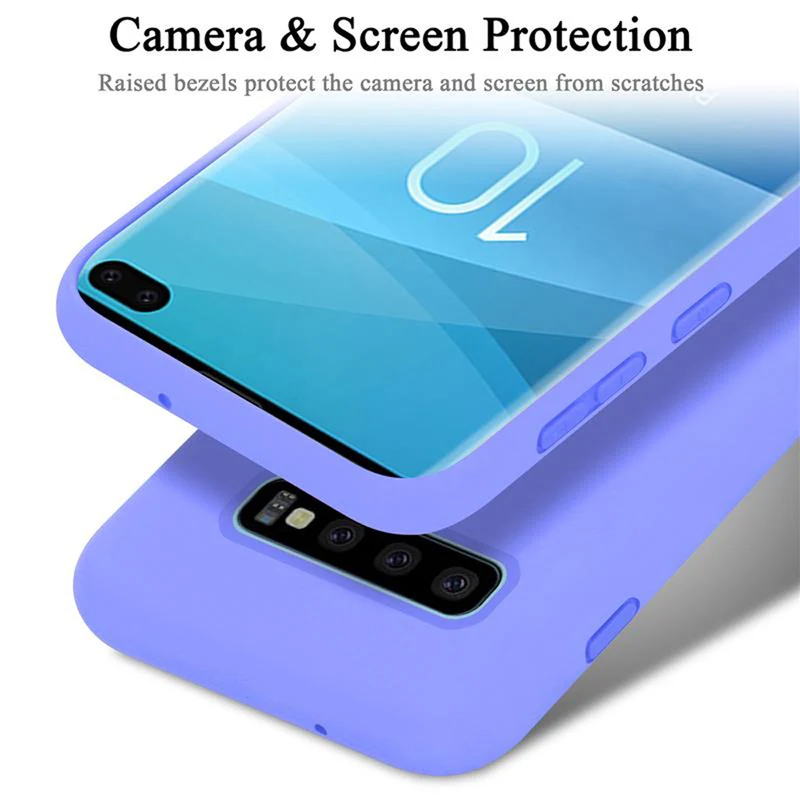 Cadorabo Hülle kompatibel mit Samsung Galaxy S10 PLUS Schutzhülle aus flexiblem TPU Silikon