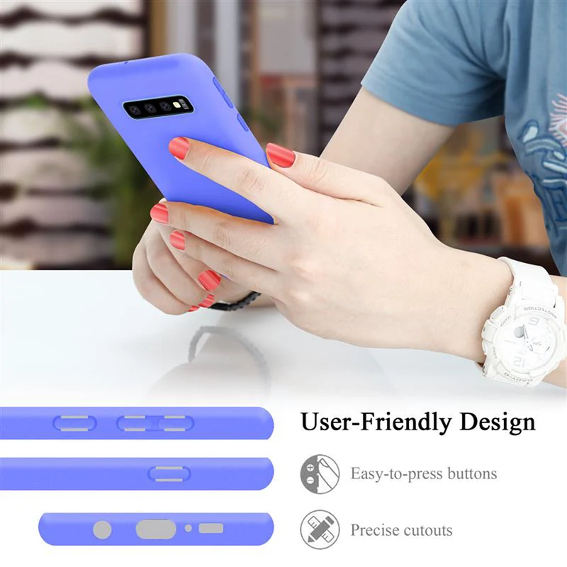 Cadorabo Hülle kompatibel mit Samsung Galaxy S10 PLUS Schutzhülle aus flexiblem TPU Silikon