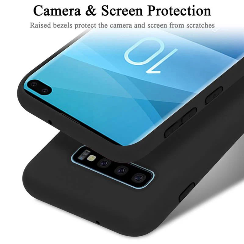 Cadorabo Hülle kompatibel mit Samsung Galaxy S10 PLUS Schutzhülle aus flexiblem TPU Silikon