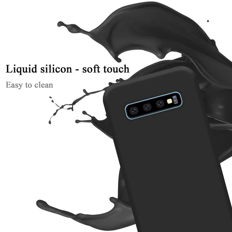 Cadorabo Hülle kompatibel mit Samsung Galaxy S10 PLUS Schutzhülle aus flexiblem TPU Silikon