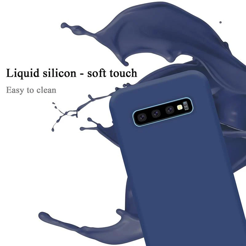 Cadorabo Hülle kompatibel mit Samsung Galaxy S10 PLUS Schutzhülle aus flexiblem TPU Silikon