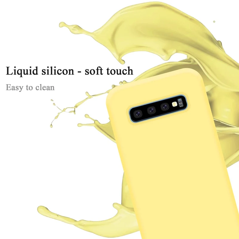 Cadorabo Hülle kompatibel mit Samsung Galaxy S10 PLUS Schutzhülle aus flexiblem TPU Silikon
