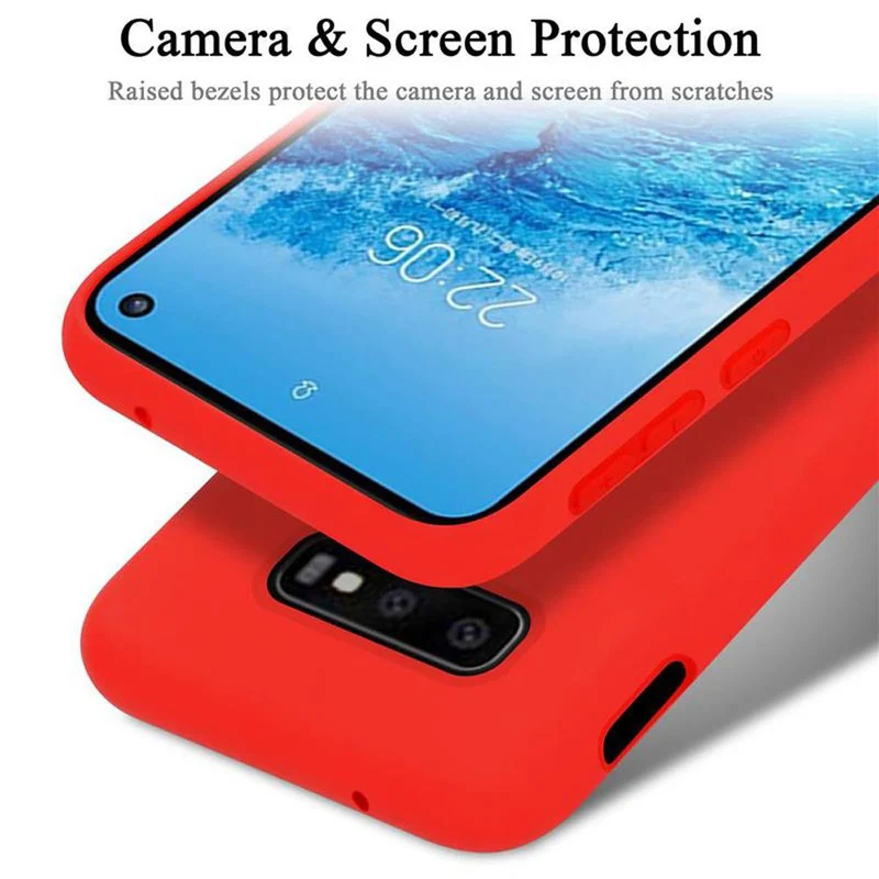 Cadorabo Hülle kompatibel mit Samsung Galaxy S10e Schutzhülle aus flexiblem TPU Silikon
