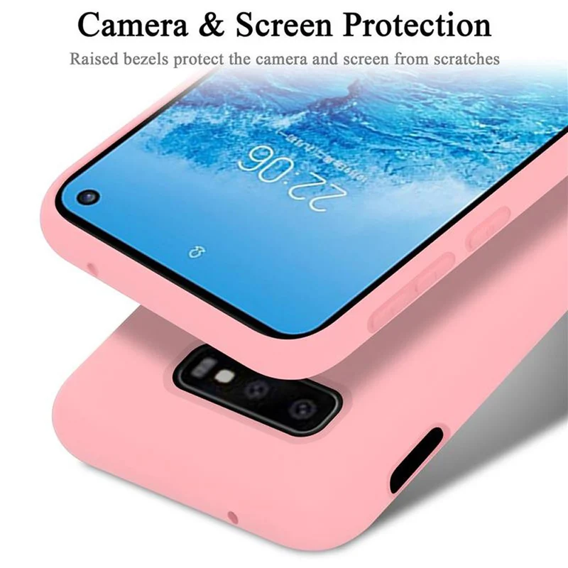 Cadorabo Hülle kompatibel mit Samsung Galaxy S10e Schutzhülle aus flexiblem TPU Silikon