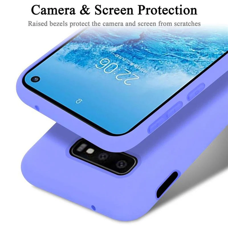Cadorabo Hülle kompatibel mit Samsung Galaxy S10e Schutzhülle aus flexiblem TPU Silikon