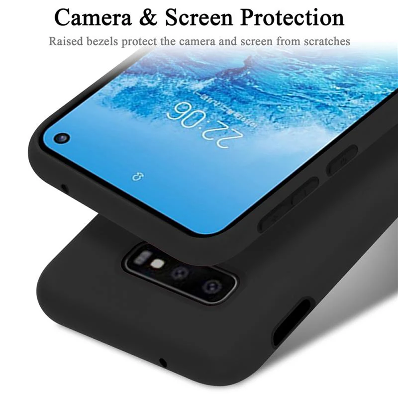 Cadorabo Hülle kompatibel mit Samsung Galaxy S10e Schutzhülle aus flexiblem TPU Silikon