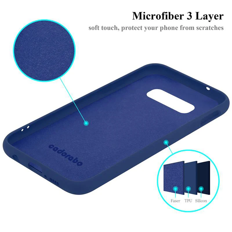 Cadorabo Hülle kompatibel mit Samsung Galaxy S10e Schutzhülle aus flexiblem TPU Silikon