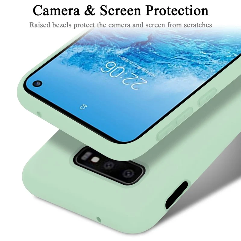 Cadorabo Hülle kompatibel mit Samsung Galaxy S10e Schutzhülle aus flexiblem TPU Silikon
