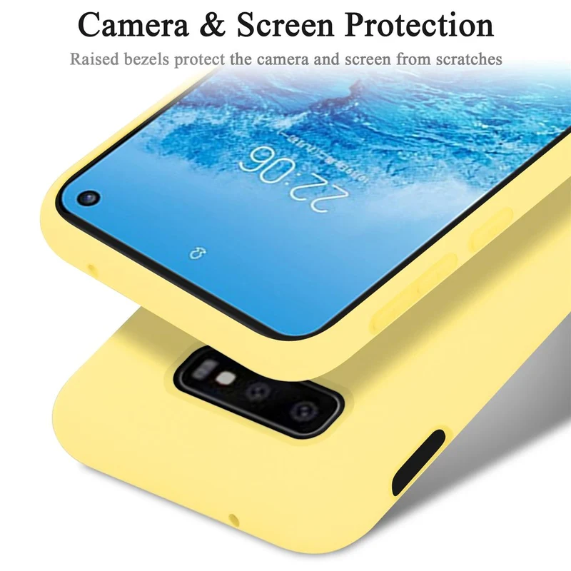 Cadorabo Hülle kompatibel mit Samsung Galaxy S10e Schutzhülle aus flexiblem TPU Silikon