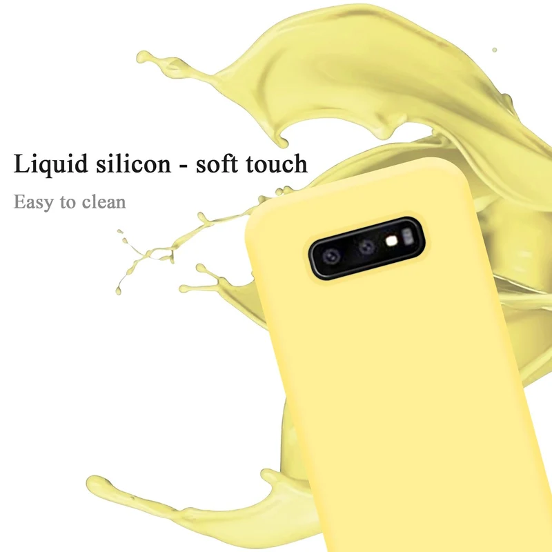 Cadorabo Hülle kompatibel mit Samsung Galaxy S10e Schutzhülle aus flexiblem TPU Silikon