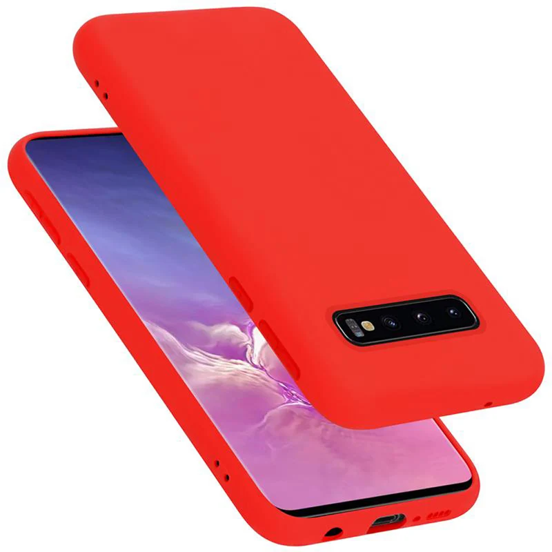 Cadorabo Hülle kompatibel mit Samsung Galaxy S10 4G Schutzhülle aus flexiblem TPU Silikon