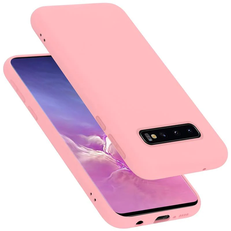 Cadorabo Hülle kompatibel mit Samsung Galaxy S10 4G Schutzhülle aus flexiblem TPU Silikon