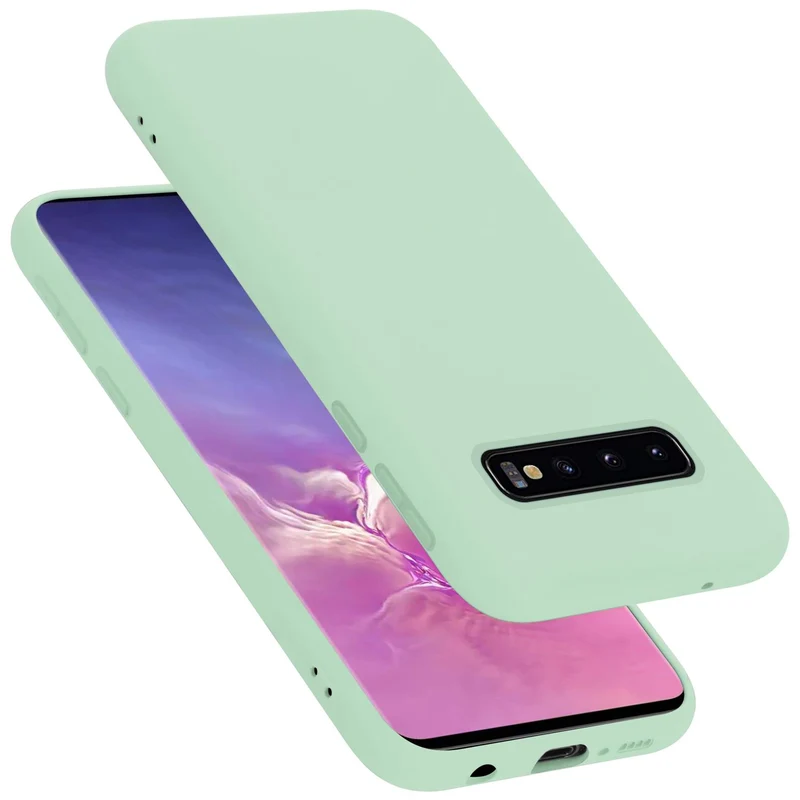 Cadorabo Hülle kompatibel mit Samsung Galaxy S10 4G Schutzhülle aus flexiblem TPU Silikon