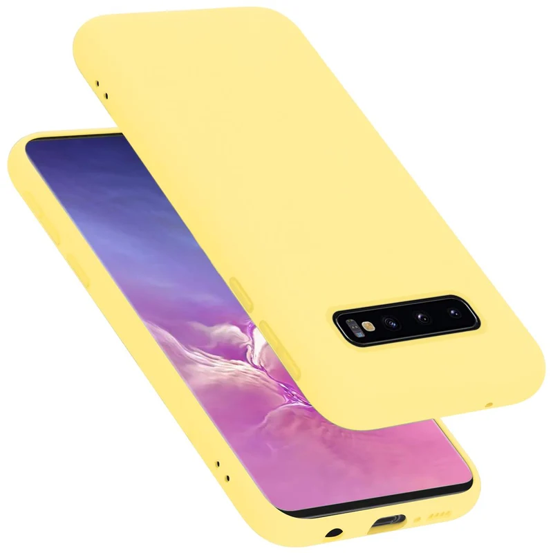Cadorabo Hülle kompatibel mit Samsung Galaxy S10 4G Schutzhülle aus flexiblem TPU Silikon
